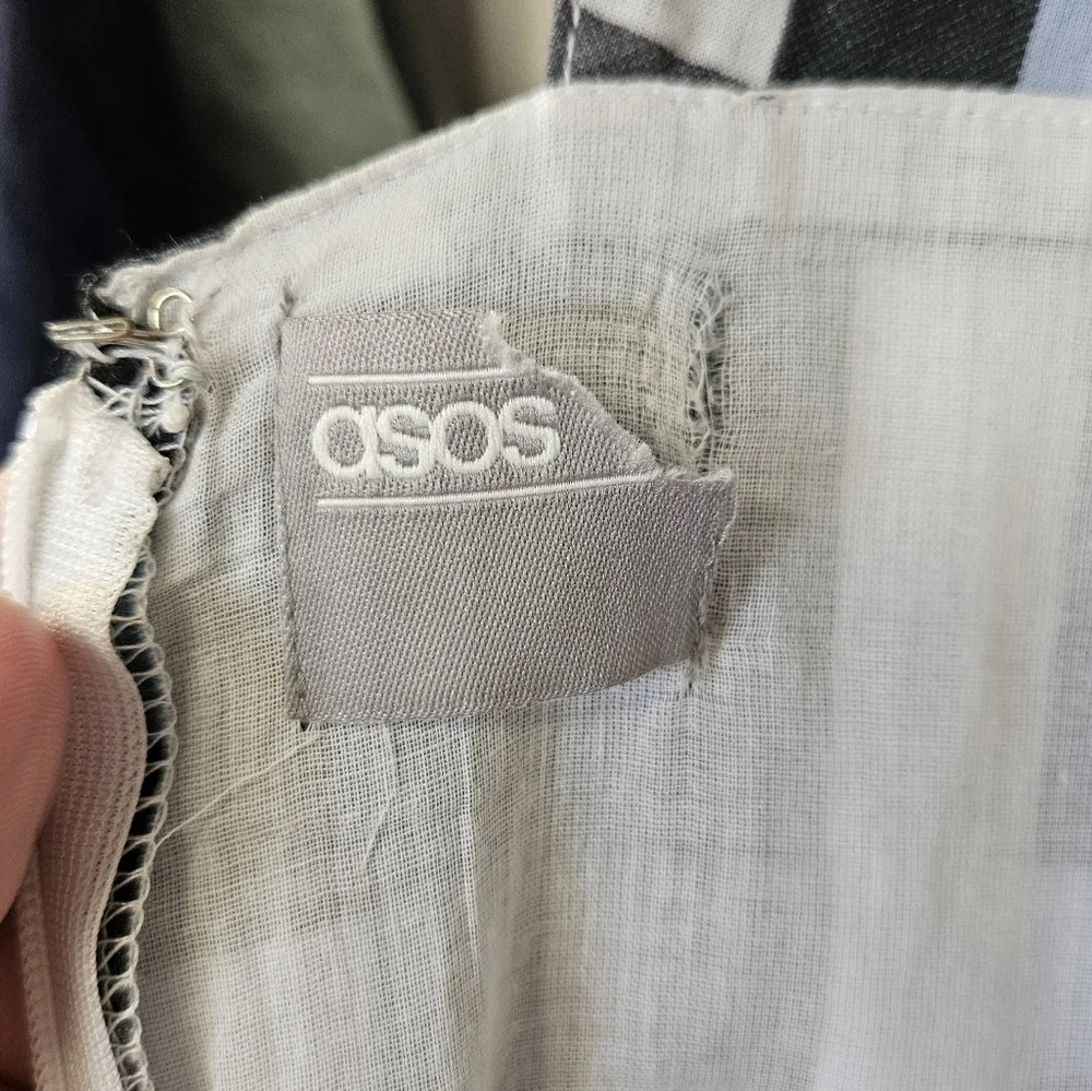 ASOS women's one shoulder cotton dress - Picture 5 of 6